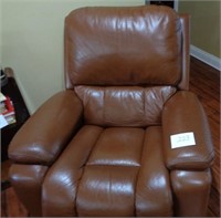 Brown Leather Recliner