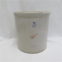 Red Wing 3 Gal Stoneware Crock - Vintage