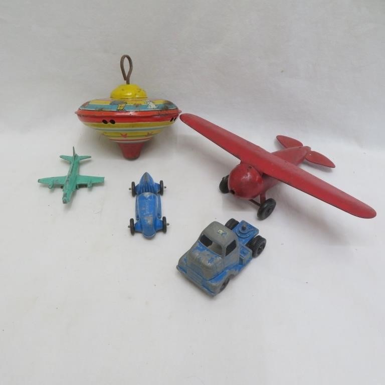Metal Toys - Airplane / Top / Truck / Car