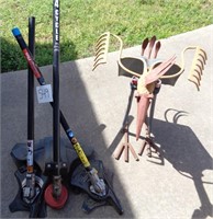 Weed Eater Attachments and Yard Decor