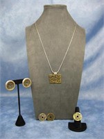 Al Ain Gallery Cairo Egypt Necklace Ring Set