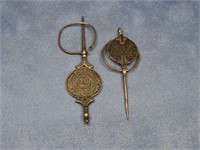 Two Foreign Coin Pendants