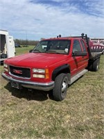 403. 1995 GMC 3500 Flatbed Truck