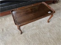 Antique Carved Queen Anne Leg Coffee Table