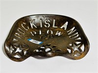 Cast Iron Rock Island Plow Co Tractor Seat