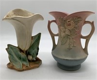 2 Pcs- Hull & McCoy Vases
