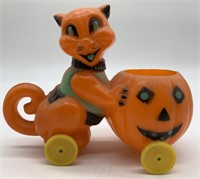 Rosbro? Cat & Jack-O-Lantern Candy Container