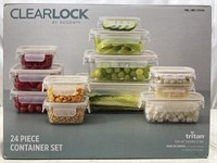 Clearlock 24 Piece Container Set