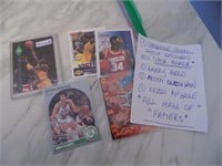 Lot 5 Basketball Cards See Pics Further Disc