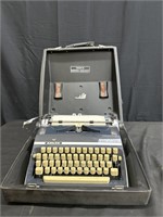Adler portable typewriter & case