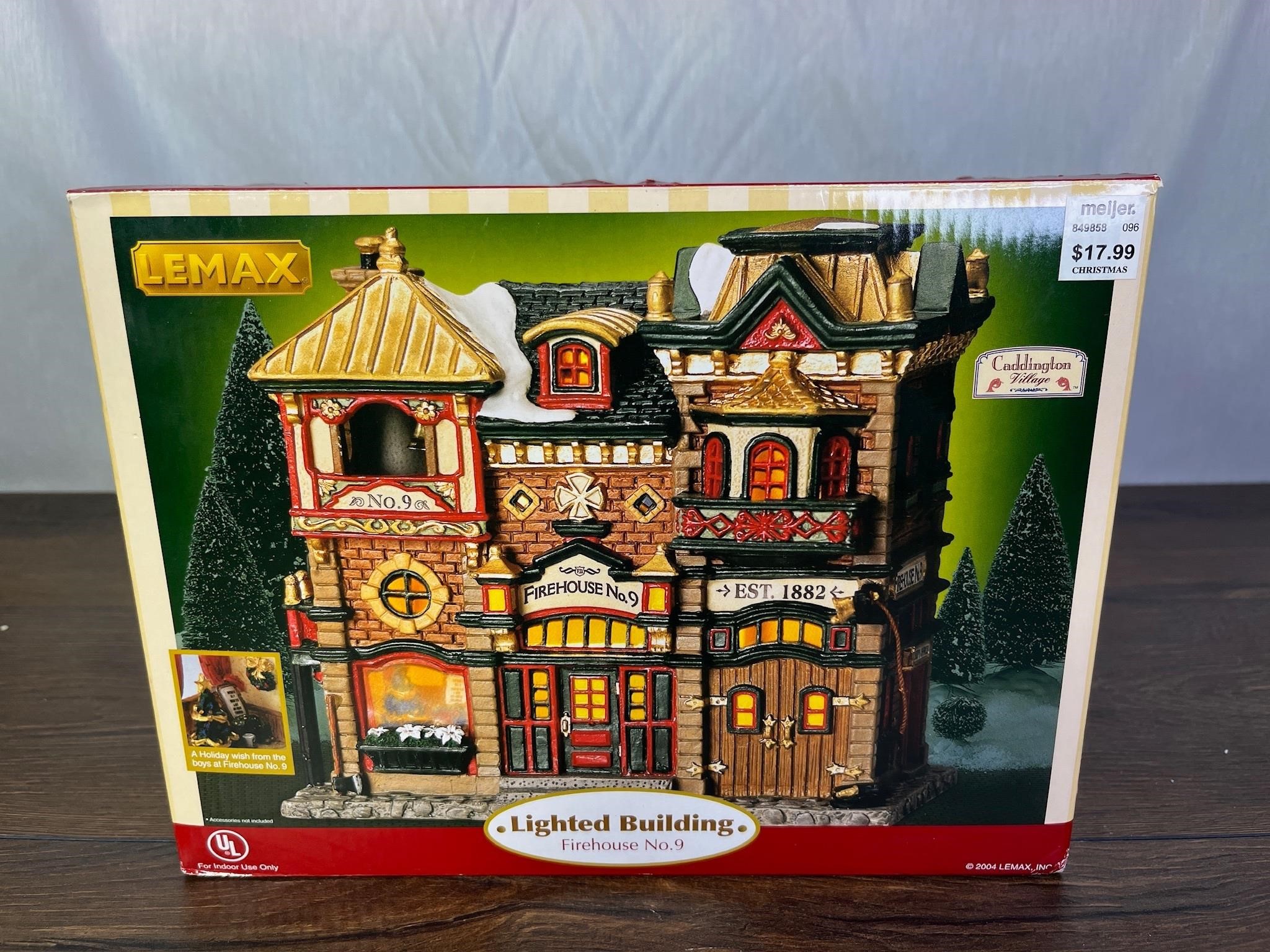Lemax Firehouse No. 9 in Box