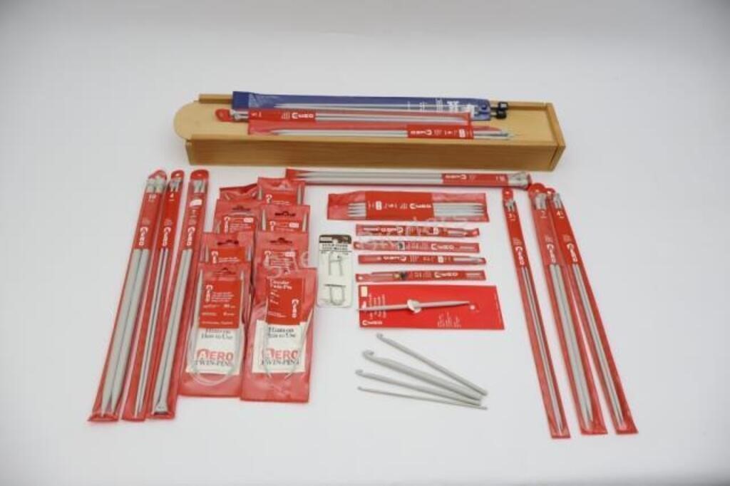 Assortment of Knitting Needles