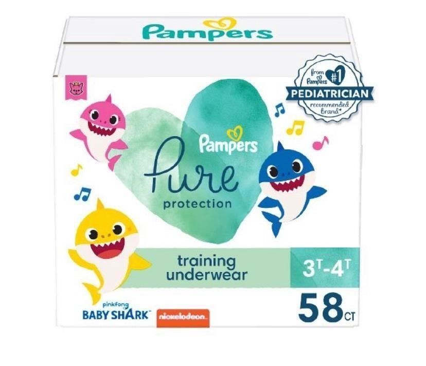 $30 Pampers pure training underwear 3t-4t