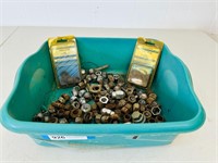 Tub of Lug Nuts & Other Nuts