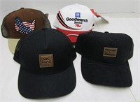 4 New Hats with Tags