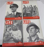 4 LIFE Magazine's from 1943