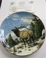 Danbury Mint "Winter Call" Plate #D3237 W/COA