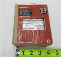 New 12 pack Everbilt 3.5" Door Hinges