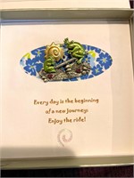 Inspirational Frog pin and card set