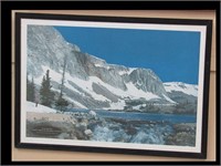 LAKE MARIE - SNOWY RANGE - OF SOUTHERN WYO. PRINT