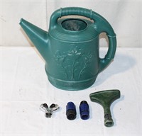 Watering Can, Assorted Garden Hose Attachments