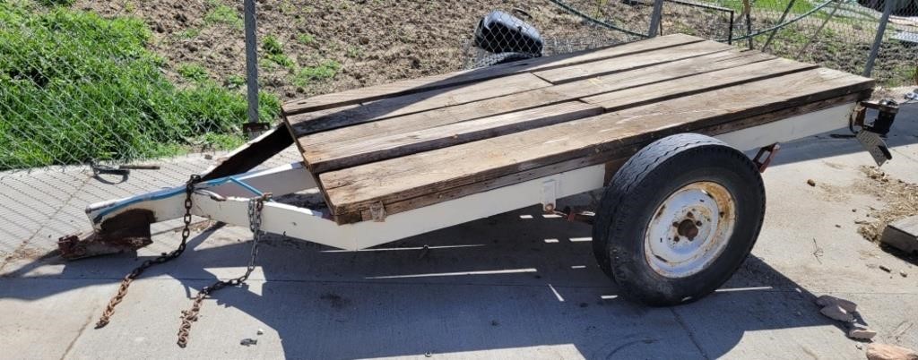 8x4 Deck Flatbed Trailer