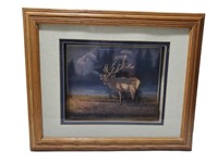 Larry Simons Elk 3D Wall Art Decor   UNO