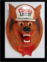 COOR'S LIGHT BEER WOLF - 15"L