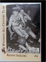 KENNY SAILORS SIGNED CARD - WY JUMP SHOT INVENTOR