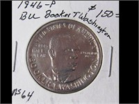 BU MS64 1946 BOOKER T WASHINGTON 1/2 DOLLAR