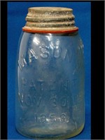 1858 PINT MASON CANNING JAR