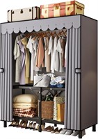 LEAIJIAFY Portable Metal Wardrobe