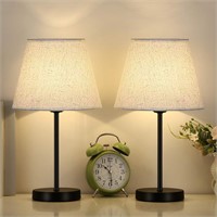 Set of 2 Bedside Table Lamps
