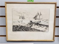 Lionel Barrymore Nantucket Framed Print