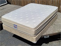 Serta Queen Set Double Sided Mattress & Box