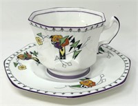 Fenton Art Nouveau Cup & Saucer