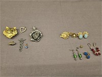 SOME NICE PENDANTS FROM ½"-2¾", AND THE LAST OF