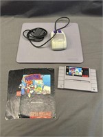 SUPER NINTENDO MARIO PAINT GAME WITH MOUSE AND