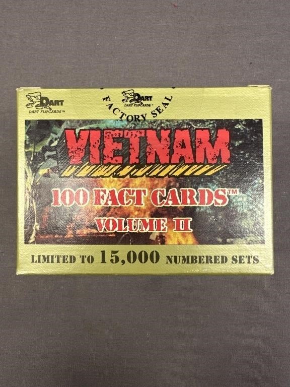 NIB DART 1991 VIETNAM FACT CARDS VOLUME II