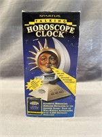 NIB SPARTUS TALKING HOROSCOPE CLOCK MODEL #179361