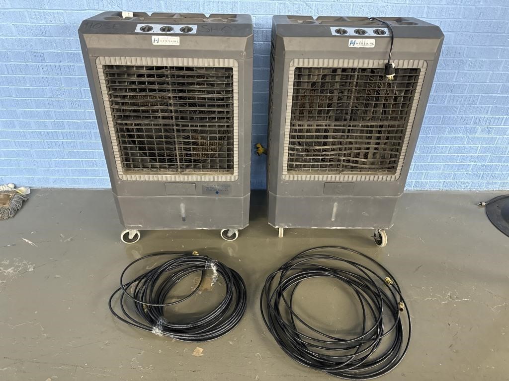 2 Hessaire Mobile Evaporative Coolers