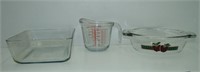 Anchor Hocking Casserole Dishes and Measuring Cup