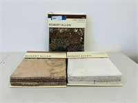 (3) Robert Allen Fabric Swatch Books