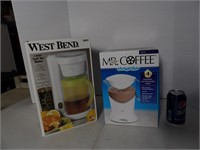 MR COFFEE AND WEST BEND