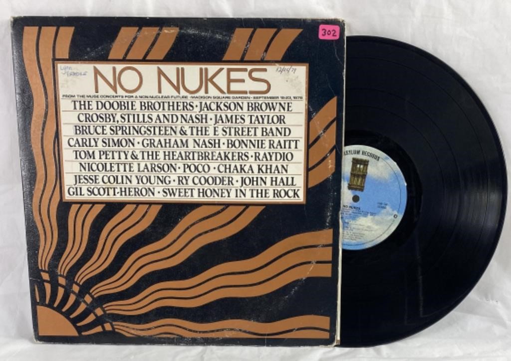 Vintage Triple Album Set "No Nukes" Music from