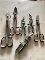 Tin snips. Largest set made by Crescent tool