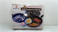 Three-Piece Multi Section Fry Pan Set New in Box