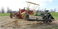 John Deere Grain Binder w/Canvases