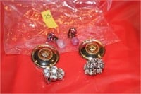 3n Pair of earrings- clip on--L
