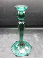 Fenton Emerald Green Candlestick